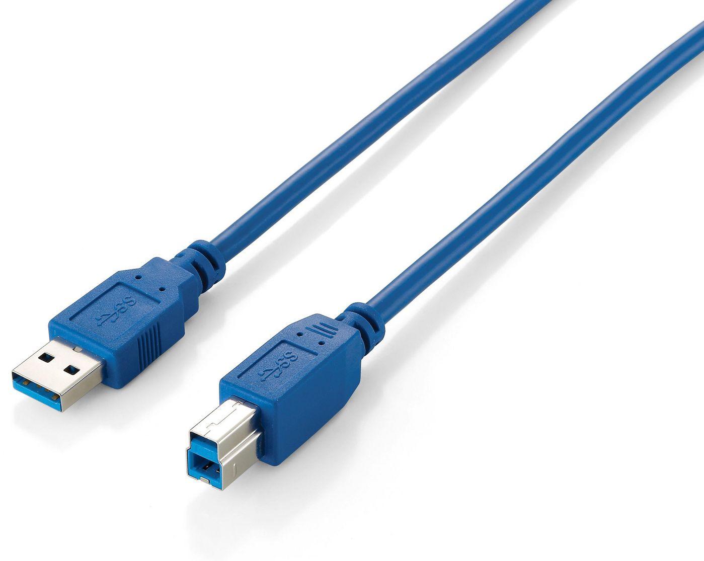 Equip 128293 cavo USB 3 m USB 3.2 Gen 1 (3.1 Gen 1) USB A USB B Blu