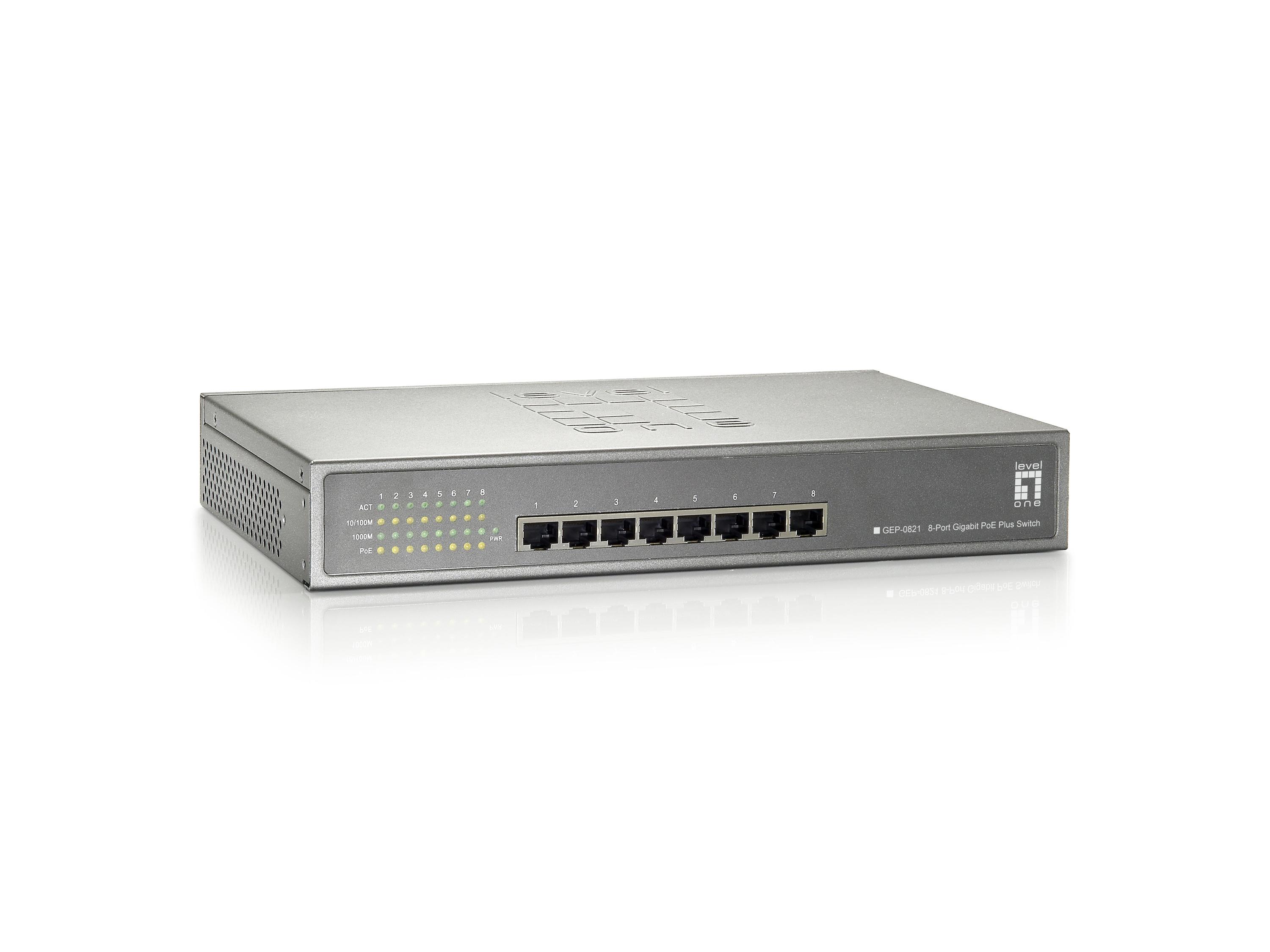 LevelOne GEP-0821 switch di...