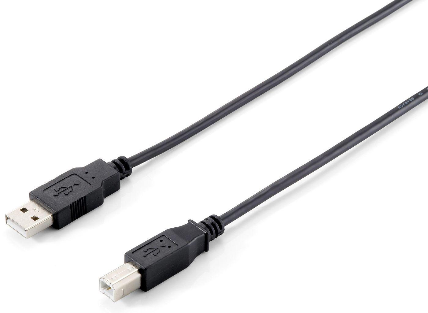 CAVO USB 2.0 A-B M-M 18MT NERO