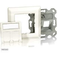 Set cornice Equip - set cornice da incasso per sistema Keystone - bianco perla (760304)