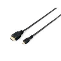 Equip 119309 cavo HDMI 1 m HDMI tipo A (Standard) HDMI tipo D (Micro) Nero
