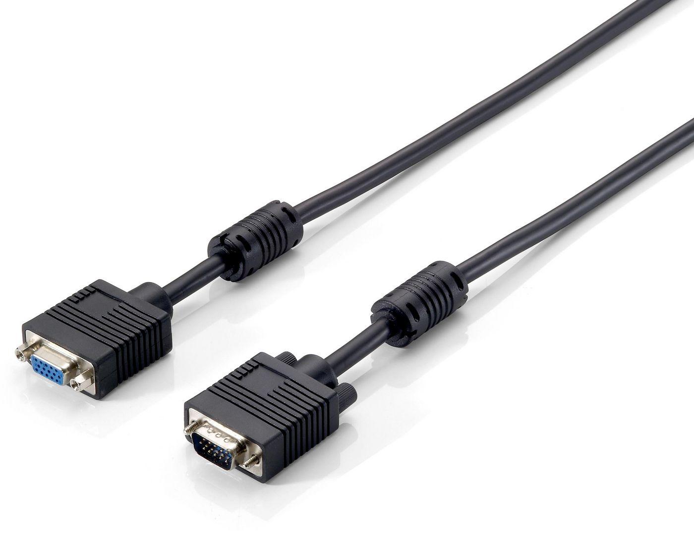 Equip 118804 cavo VGA 10 m VGA (D-Sub) Nero