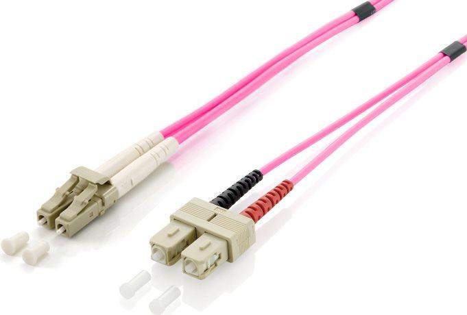 Equipaggiamento Pro - Cavo patch - LC Multi -Mode (M) - SC Multi -Mode (M) - 10,0m - Fibra di vetro - 50/125 Micrometro - OM4 -