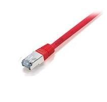Equip 607822 cavo di rete Rosso 3 m Cat6a S/FTP S-STP (Cat.6A S/Ftp Flat Patch - Cable 3M Red - Warranty 12M)
