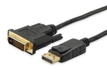 Equip 119336 cavo e adattatore video 2 m DisplayPort DVI-D Nero