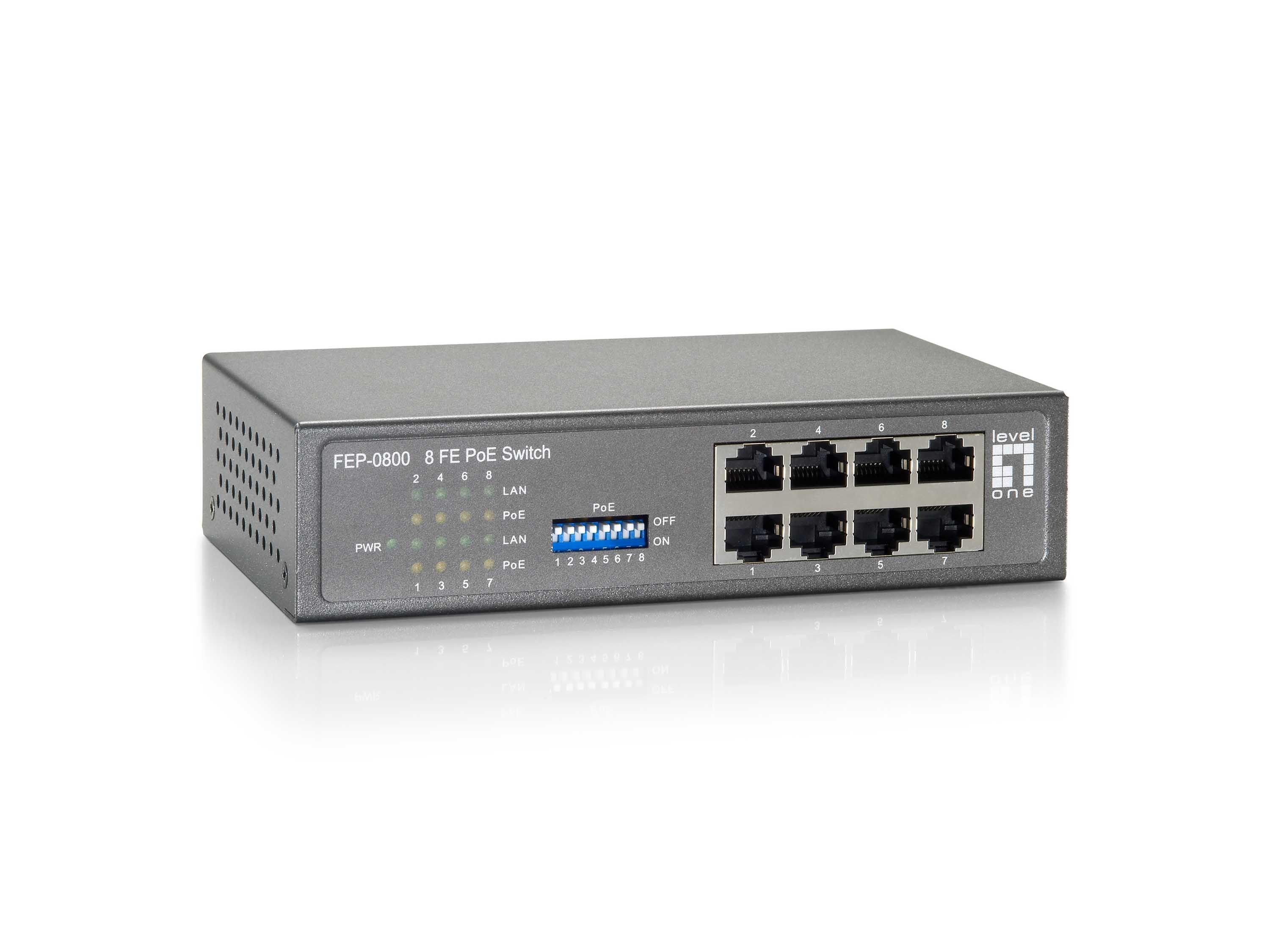 LevelOne FEP-0800 switch di...