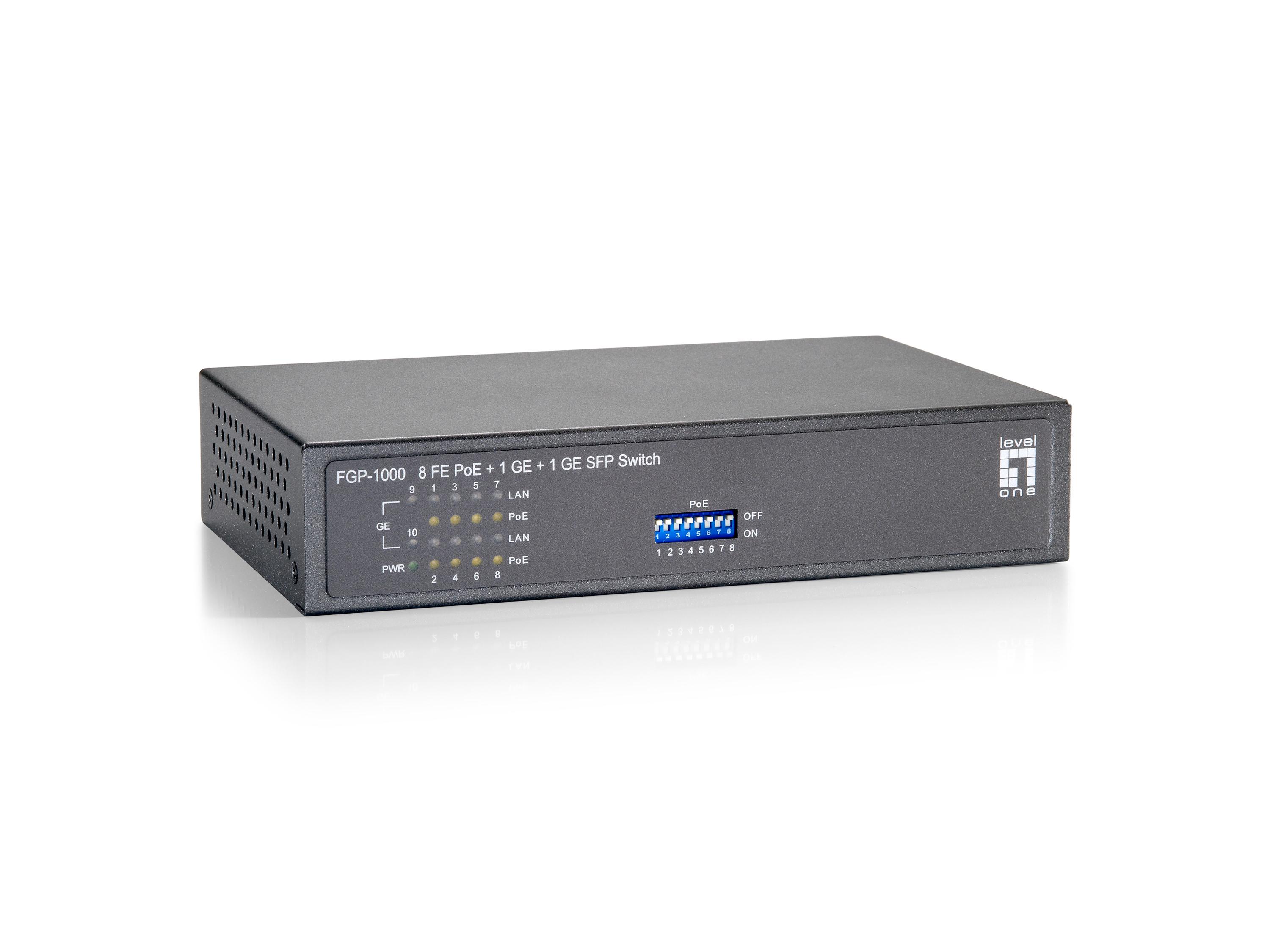 LevelOne FGP-1000 switch di...