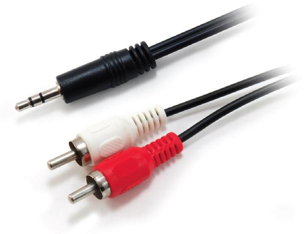 CAVO AUDIO JACK 3.5M - RCA M 2MT