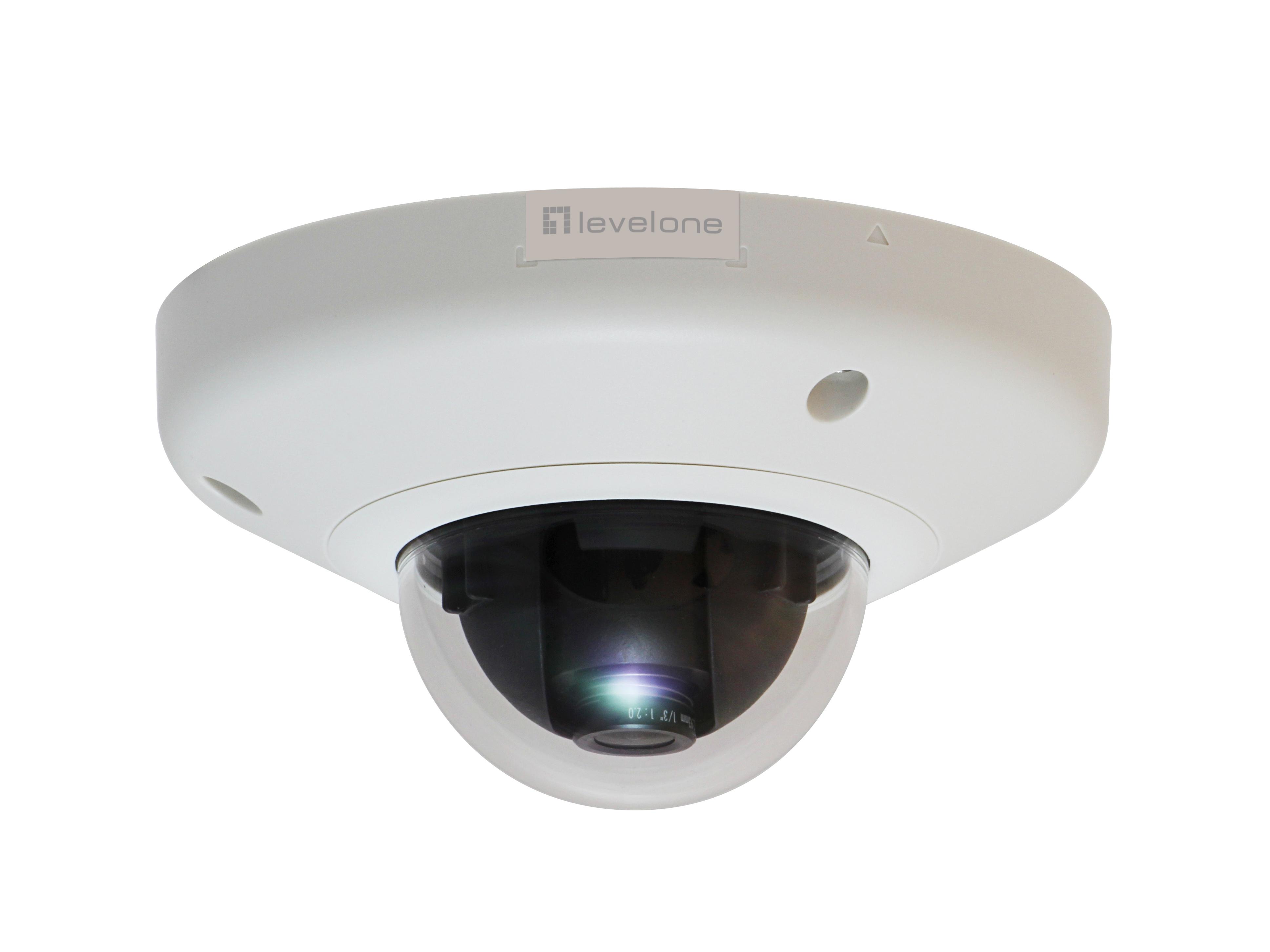 LevelOne FCS-3065 telecamera di sorveglianza Cupola Telecamera di sicurezza IP 2592 x 1944 Pixel Soffitto/muro