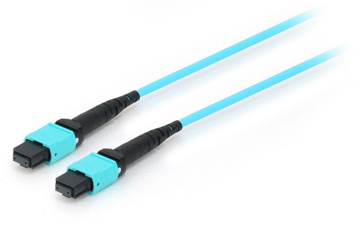 Equip 25555707 cavo InfiniBand e in fibra ottica 15 m MTP Ciano