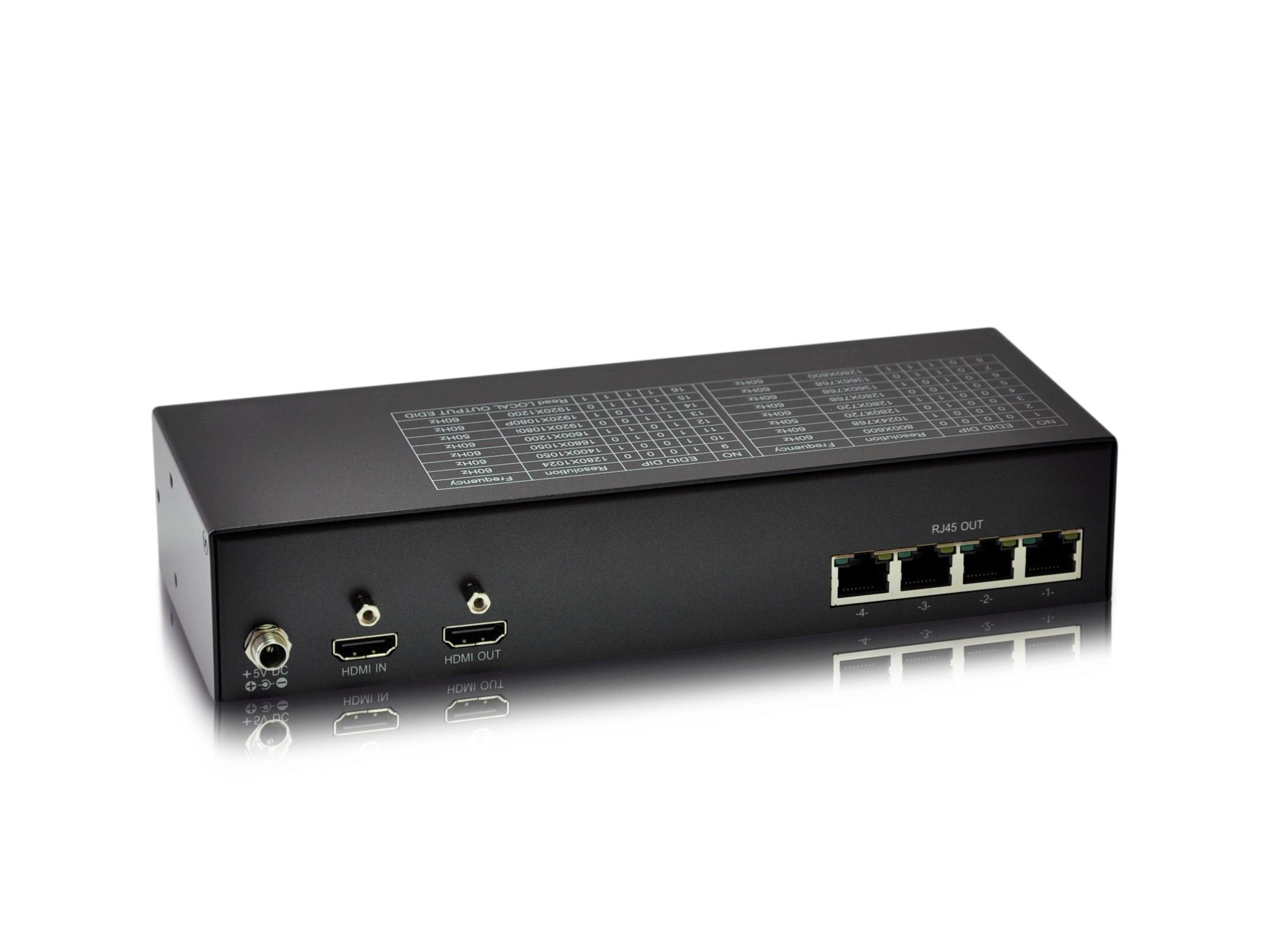 LevelOne HVE-9114T moltiplicatore AV Trasmettitore AV Nero