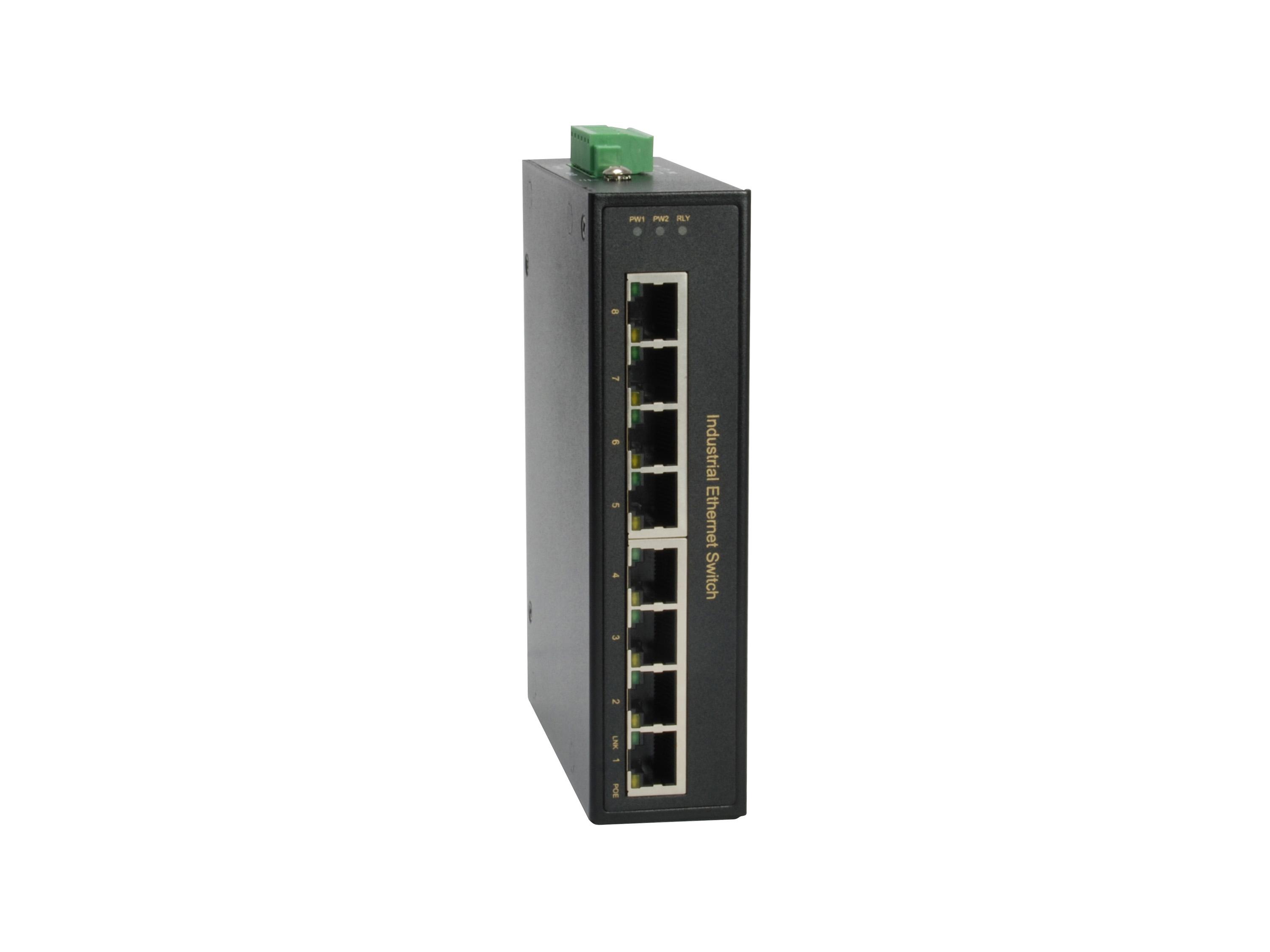 LevelOne IFP-0801 switch di rete Fast Ethernet (10/100) Supporto Power over Ethernet (PoE) Nero
