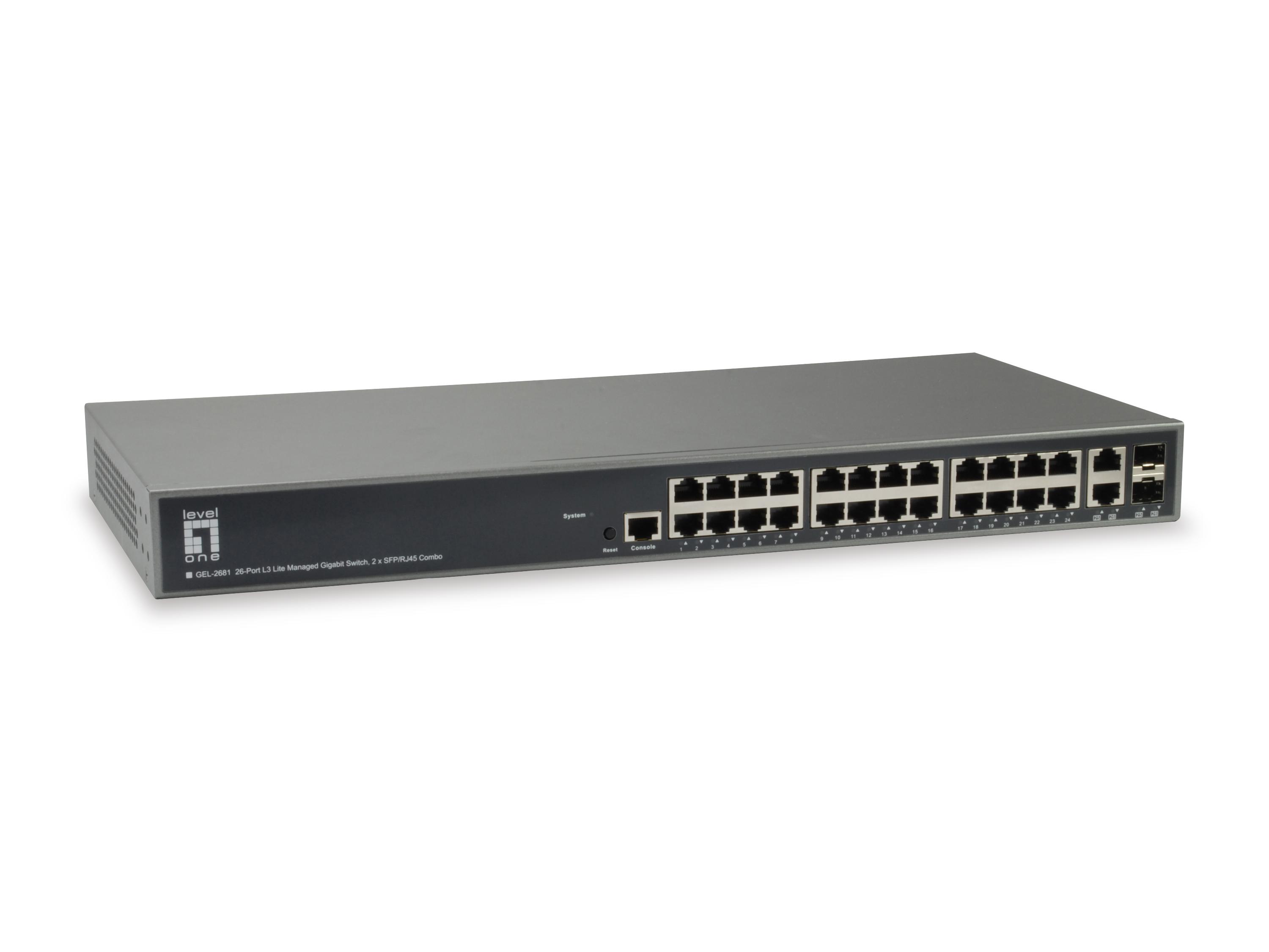 LevelOne GEL-2681 switch di...