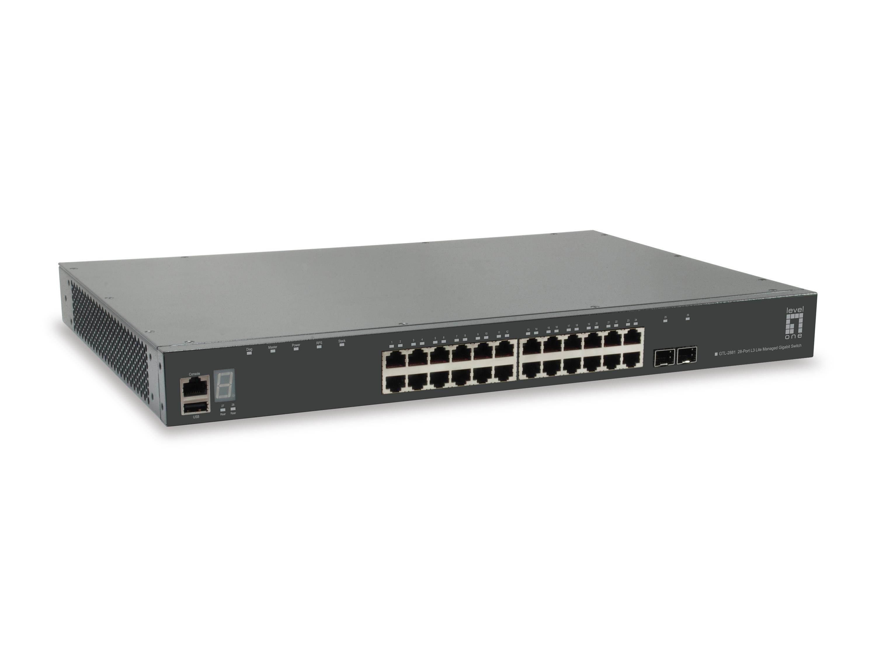LevelOne GTL-2881 switch di...