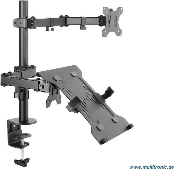 Equip 650119 supporto da tavolo per Tv a schermo piatto 81,3 cm [32] Nero Scrivania (Equip 650119 13-32 Articulating Dual Arm M