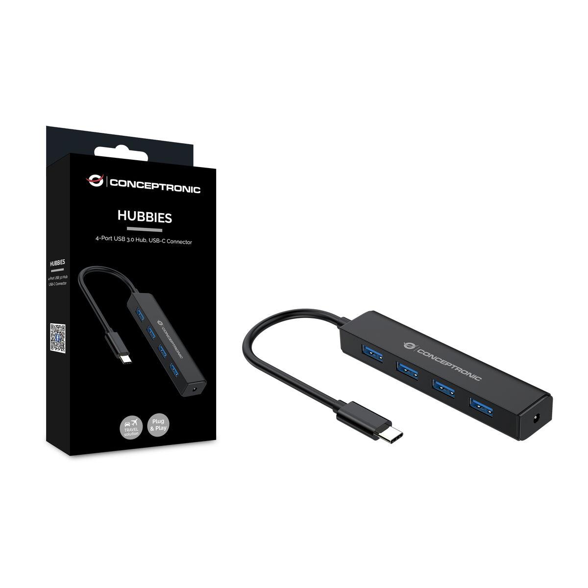 Conceptronic CTC4USB3 USB 3.2 Gen 2 (3.1 Gen 2) Type-C 5000 Mbit/s