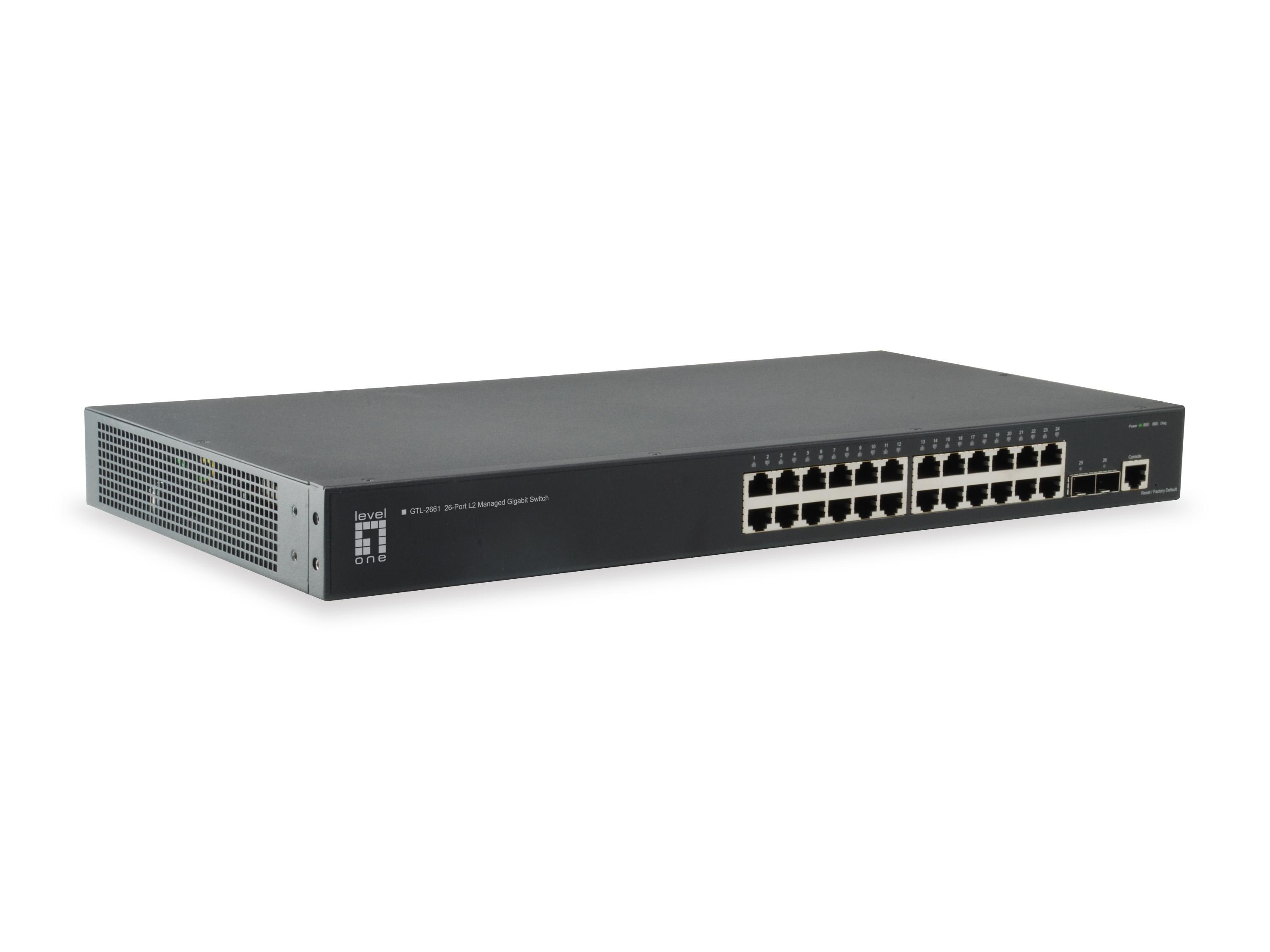 LevelOne GTL-2661 switch di...