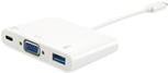 Equip 133462 replicatore di porte e docking station per laptop USB 3.2 Gen 1 (3.1 Gen 1) Type-C Bianco