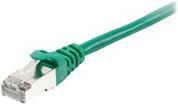 equip - Cavo patch - Da RJ-45 (M) a RJ-45 (M) - 10 m - SFTP PiMF - CAT 6a - sagomato intrecciato - verde (606403)