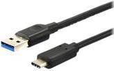 Equip 128343 cavo USB 025 m USB 3.2 Gen 1 (3.1 Gen 1) USB C USB A Nero