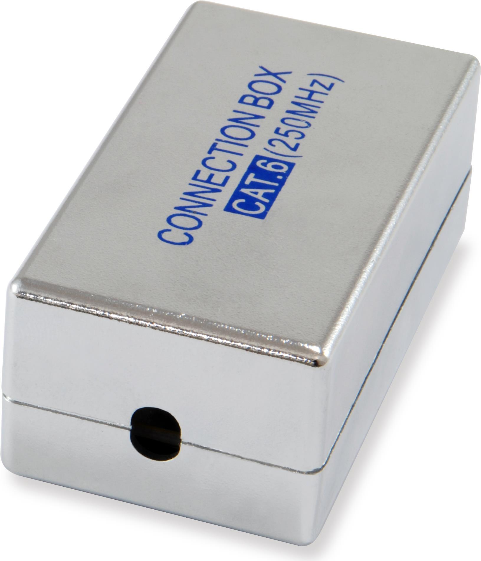 Equip 135621 scatola di derivazione di rete Cat6 Argento (Equip 135621 Junction Box for Cat.6 for LAN Cable solid wire shielded