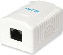 equip Pro - superficie di rete della scatola di installazione - RJ-45 - bianco RAL 9010