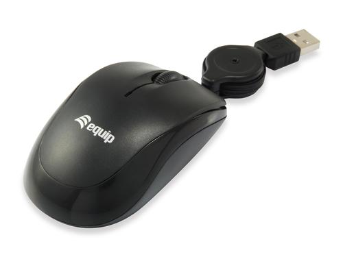 Equip 245103 mouse Viaggio Ambidestro USB tipo A Ottico 1000 DPI (245103)