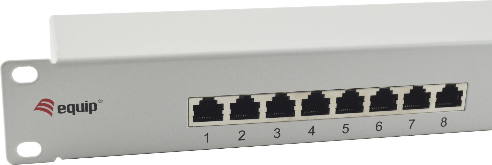 Equipaggia 16 -Port Cat.6 Pannello patch di Unbirth - Grigio chiaro - 10/100/1000Base -t (x) - Gigabit Ethernet - 1000 Mbit/S -