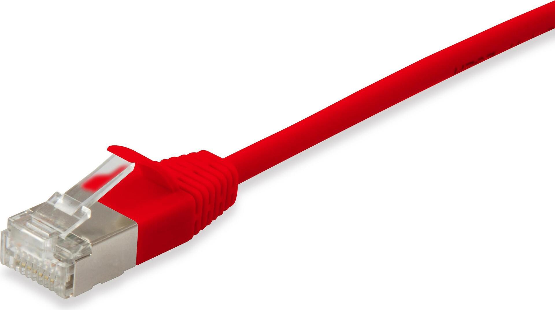 Equipaggiare slim - cavo patch - rj -45 (m) a rj -45 (m) - 10 m - f/ftp - cat 6a - IEEE 802.3 - schermato, a forma, senza ganci
