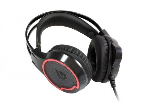 Conceptronic ATHAN U1 Auricolare Cablato A Padiglione Giocare USB tipo A Nero (Conceptronic ATHAN01B 7.1-Channel Surround Sound