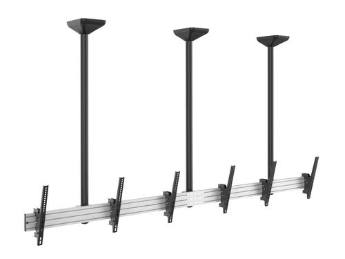 Equip 650374 Supporto TV a parete 127 cm (50") Nero, Argento