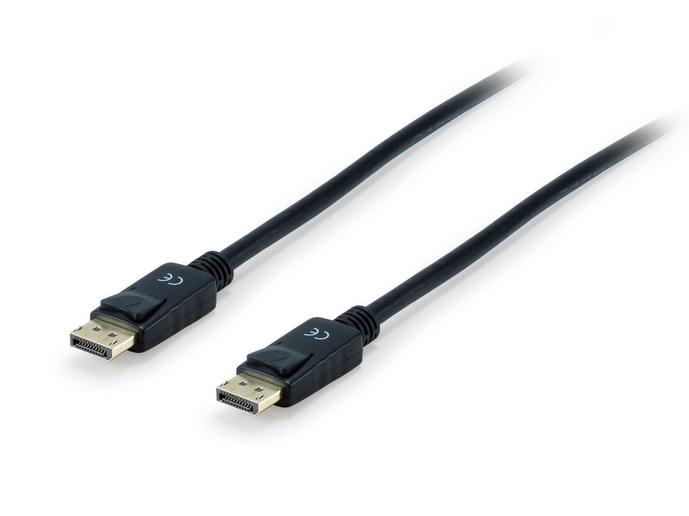 Equip 119253 cavo DisplayPort 3 m Nero (Equip 119253 Display Port 1.4 Cable M/M 30m black with latch. 2Years warranty)