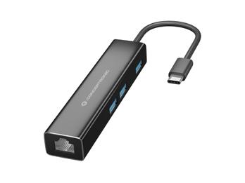 Conceptronic DONN07B hub di interfaccia USB 3.2 Gen 1 (3.1 Gen 1) Type-C 5000 Mbit/s Nero