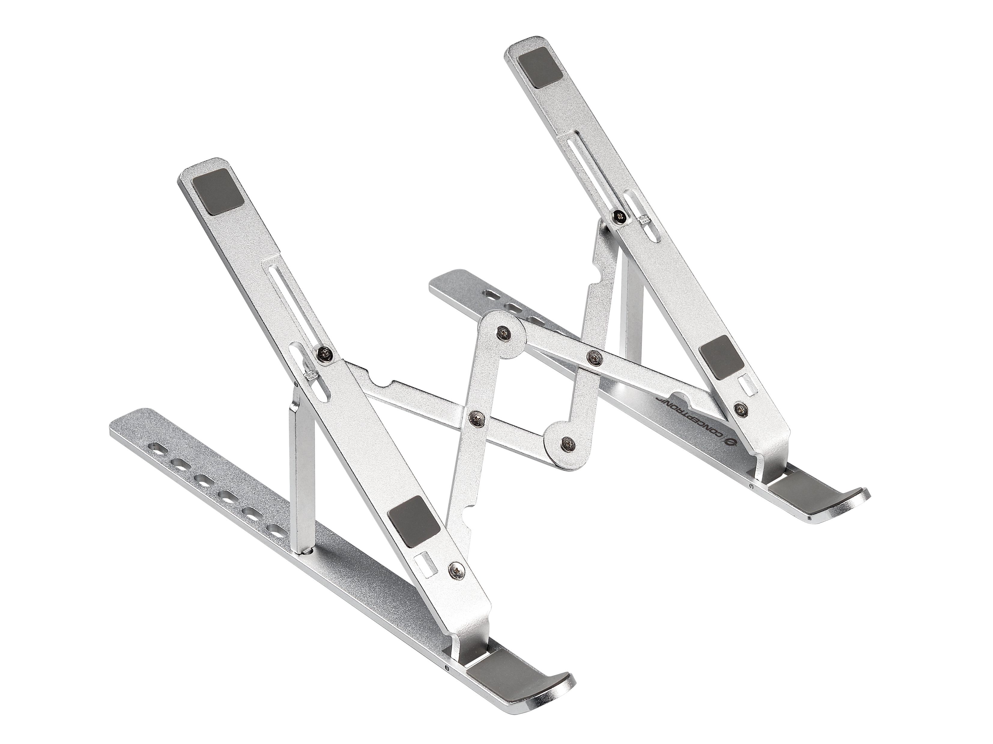 Conceptronic THANA04S Supporto per computer portatile Argento 39,6 cm (15.6")