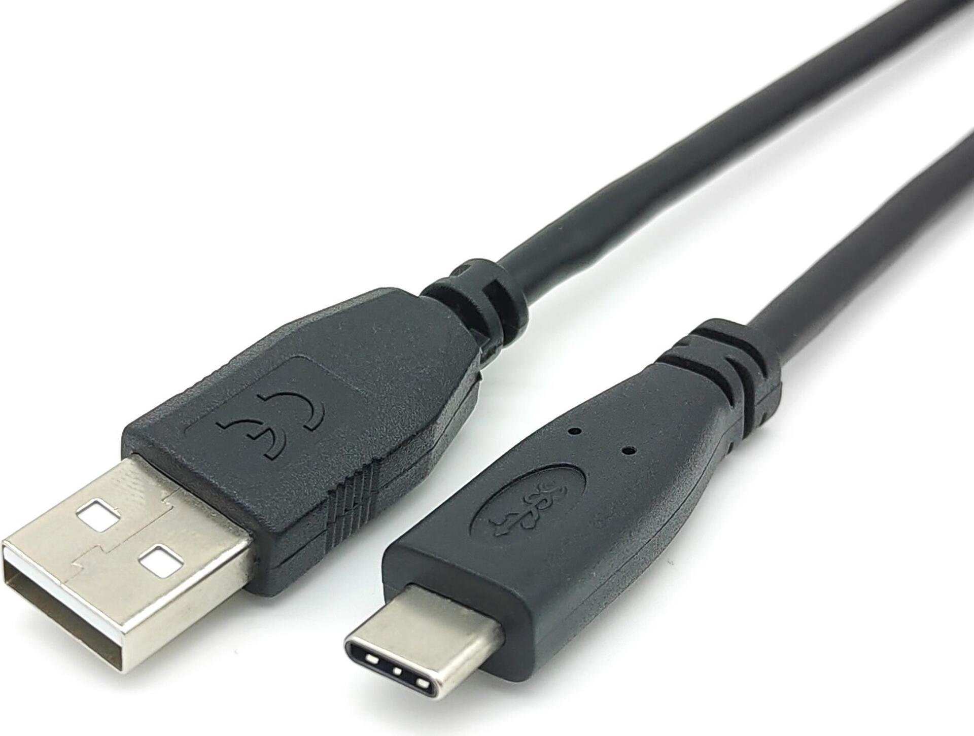 Equip 128885 cavo USB USB 2.0 2 m USB A USB C Nero (Equip USB Kabel 2.0 A - C St/St)