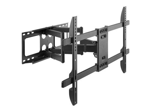 Equip 650335 Supporto TV a parete 2,03 m [80] Nero (LCD/SIGNAGE-WANDHALTERUNG SCHWENK- UND NEIGBAR bis 60 KG 37-80 VESA-konform