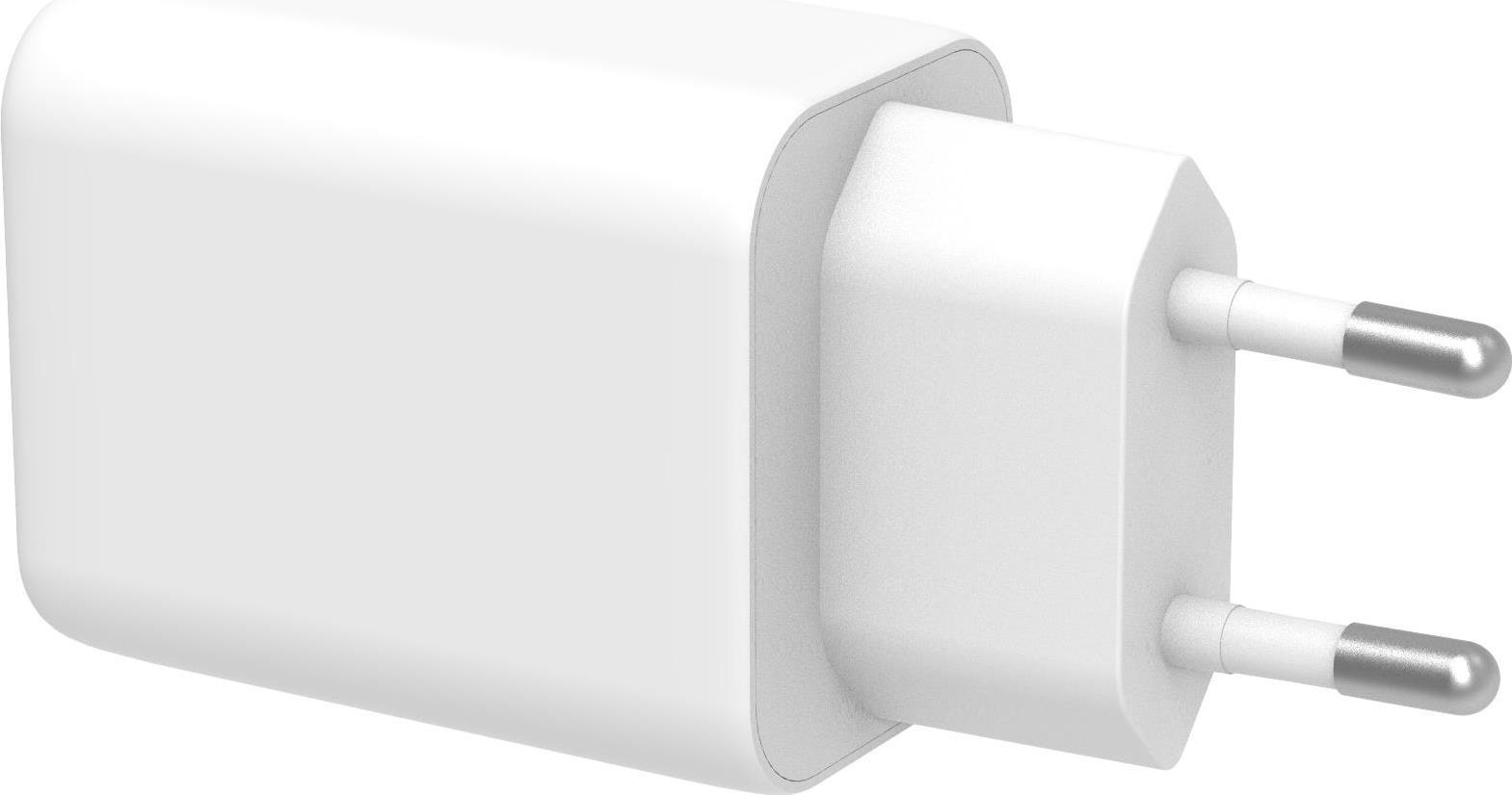 Caricatore PD -PPS USB a 2 porte Althea 33W - QC 3.0 - Indoor - AC - 3.3 V - Bianco
