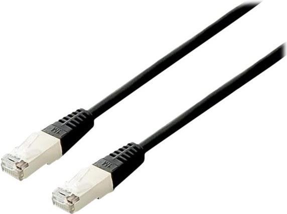 Equipaggiamento - cavo patch - rj -45 (m) a rj -45 (m) - 10 m - s/ftp - cat 6a - alogeno -free, santificato - nero