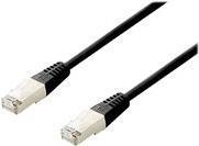 Equipaggiamento - cavo patch - rj -45 (m) a rj -45 (m) - 50 cm - s/ftp - cat 6a - alogeno -free, santificato - nero