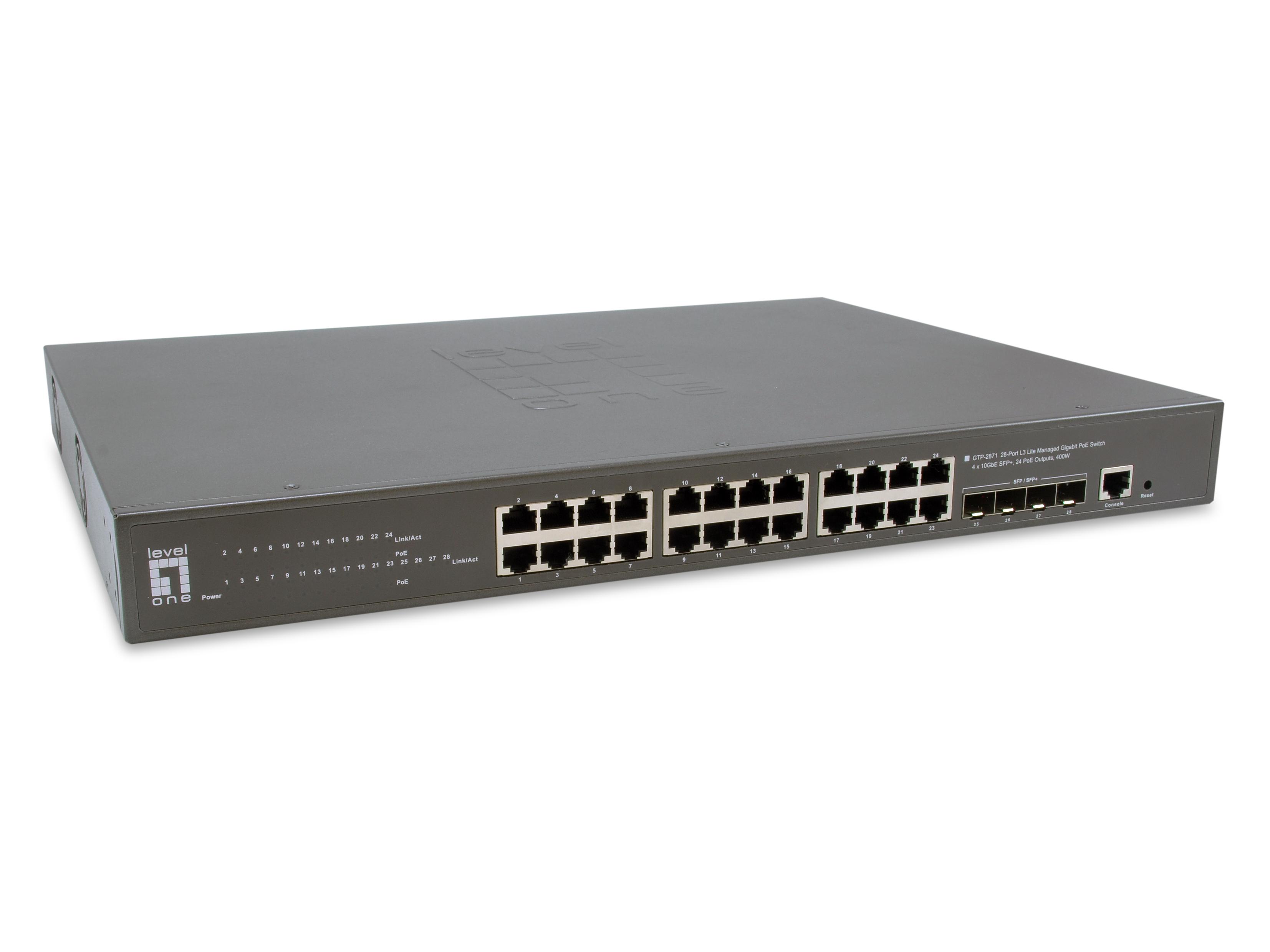LevelOne GTP-2871 switch di...