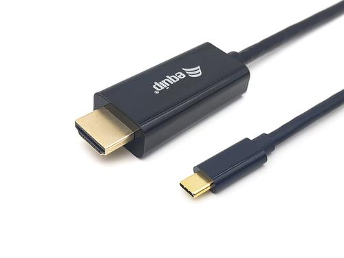 Equip 133412 cavo e adattatore video 2 m USB tipo-C HDMI tipo A (Standard) Nero