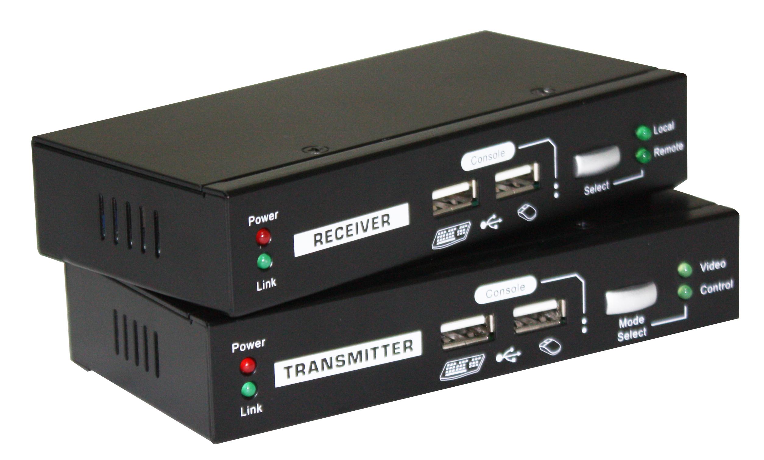 LevelOne KVM-9036 estensore KVM Trasmettitore e ricevitore (LevelOne KVM Extender KVM-9009 over IP)
