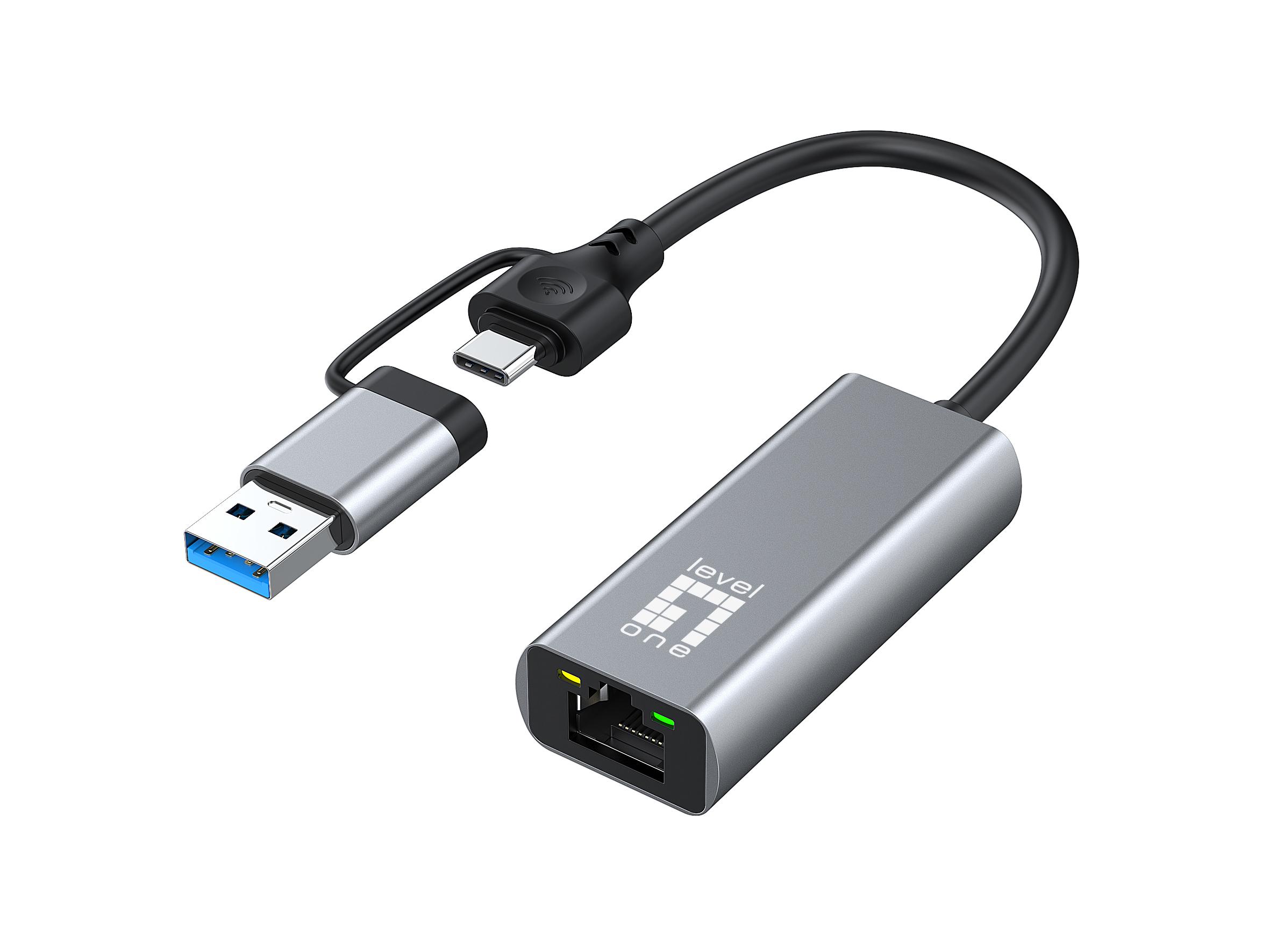 LevelOne USB-0423 scheda di rete e adattatore Ethernet 2500 Mbit/s
