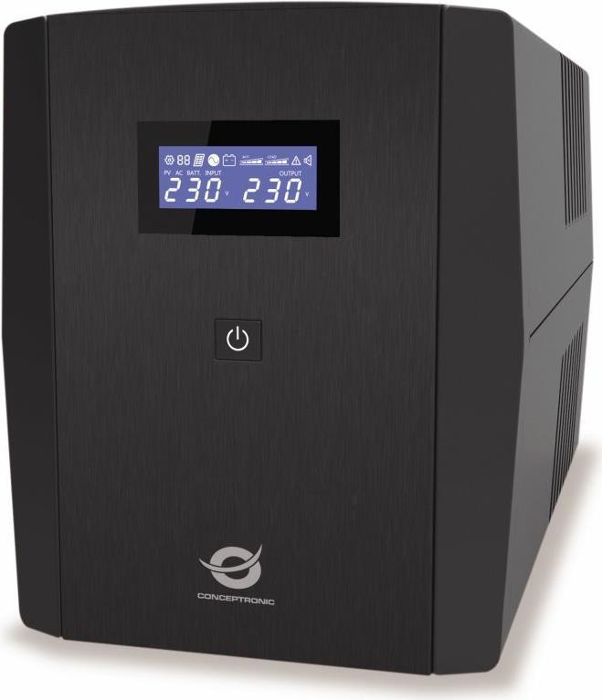 Conceptronic Zeus08E 1500VA 900W USV - IEC - Linea -Interazione - 1,5 KVA - 900 W - Sine - 220 V - 240 V (Zeus08E)
