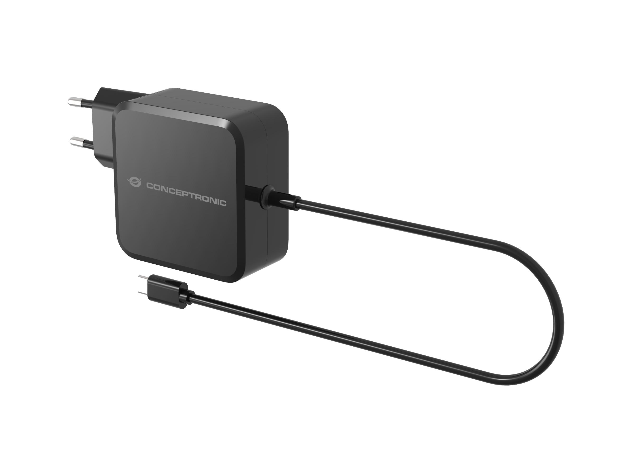 Conceptronic OZUL05BE Caricabatterie per dispositivi mobili Universale Nero AC Interno
