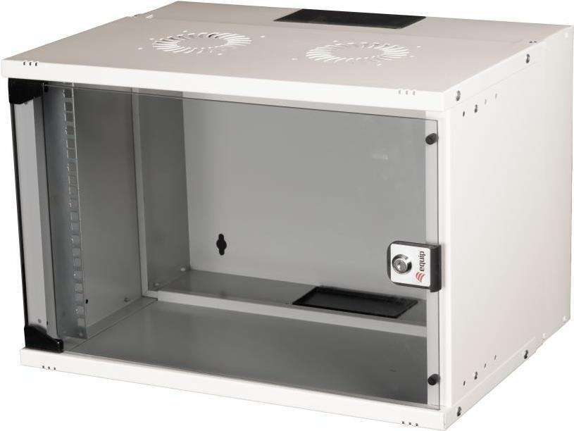 Equipaggia Eco Mount 19 'Cabinet - 07He - 540x400mm - ral7035 grigio - scaffale montato a parete - 7u - blocco bloccante - 9,06