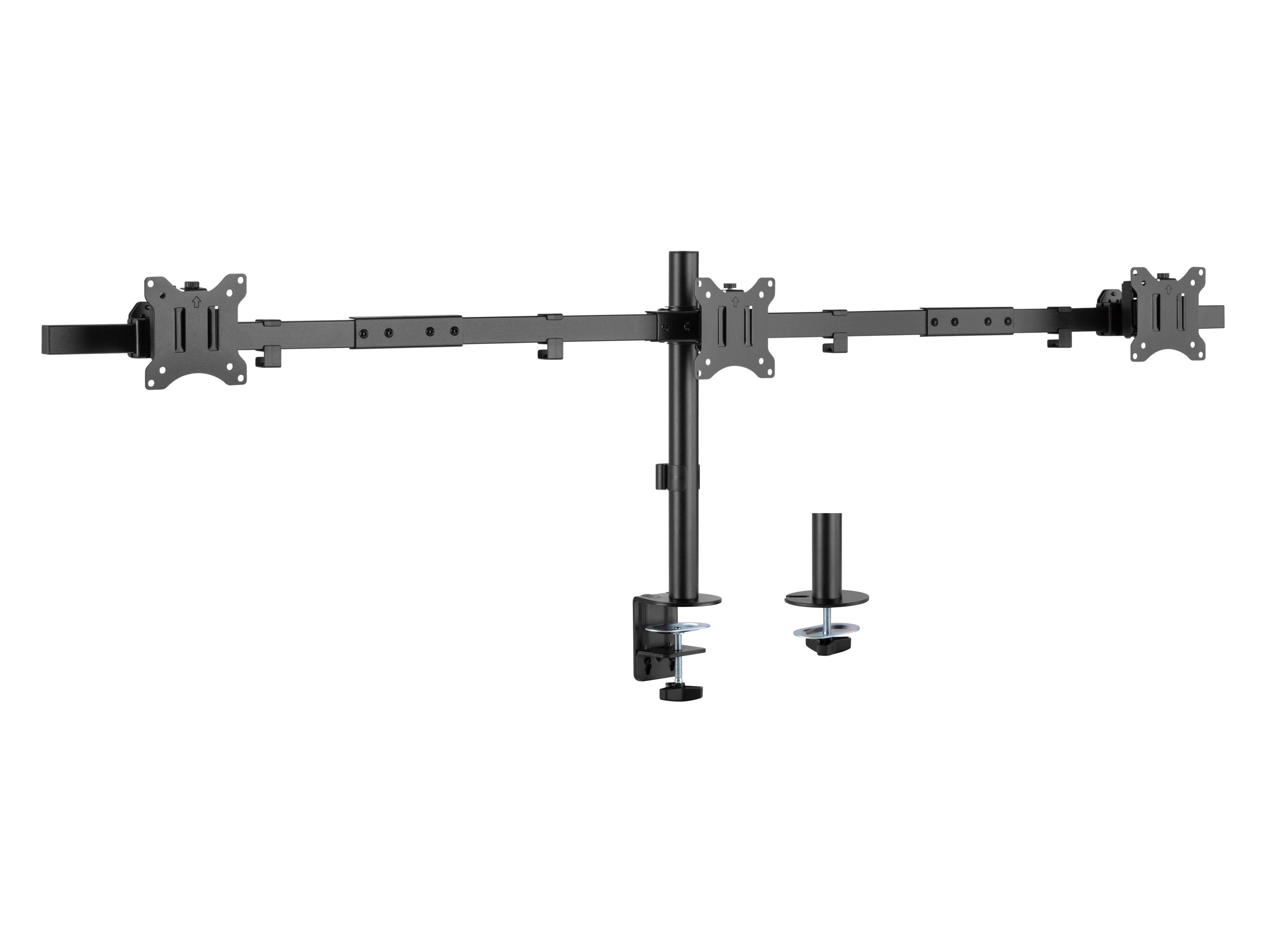 Equip 650158 17-32 Articulating Triple Monitor Desk Mount Bracket [2Years warranty]