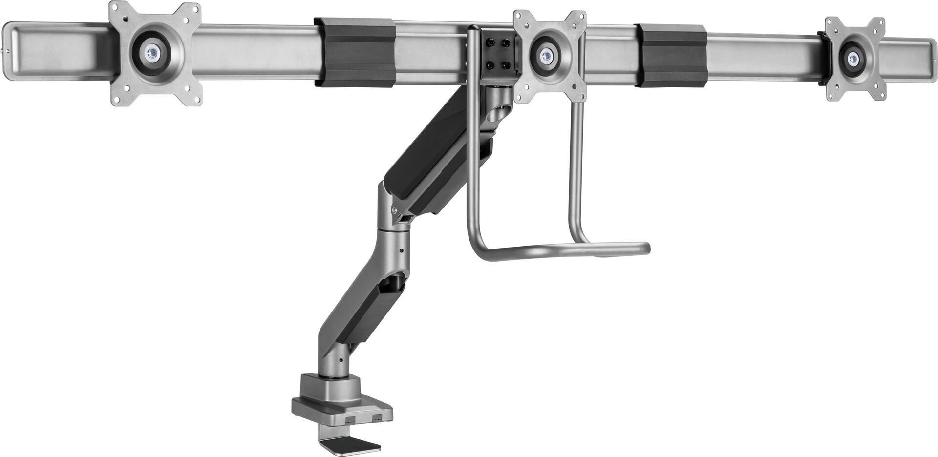 Equipaggiamento da 17 "-27" Triple -Monitor Tabella - Terminal/Implementation - 12 kg - 43,2 cm (17 ") - 68,6 cm (27") - 100 x
