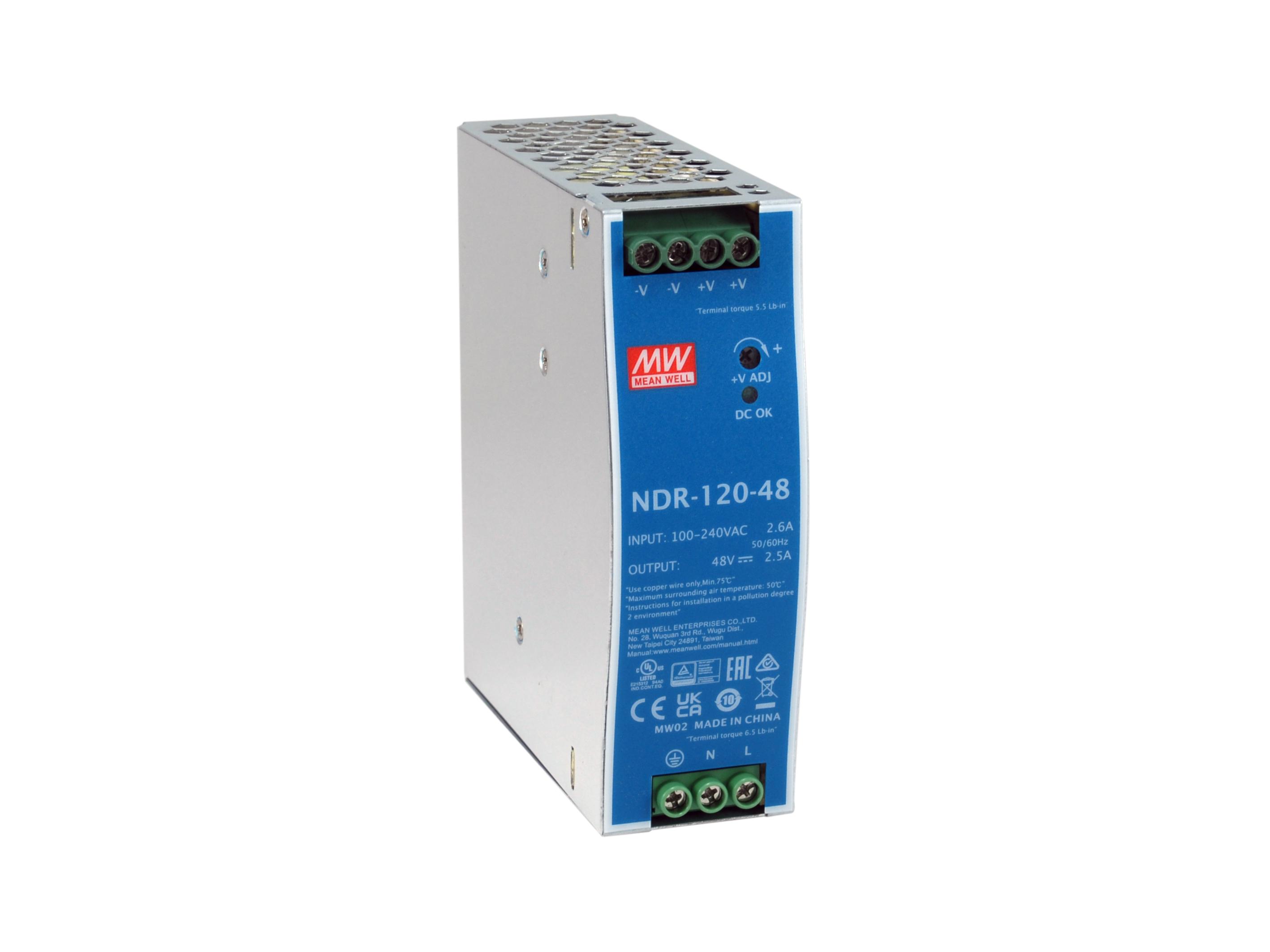 LevelOne POW-4842 alimentatore per computer 120 W Blu, Argento (LevelOne POW-4822 - 120 Watt - TAA-kom)