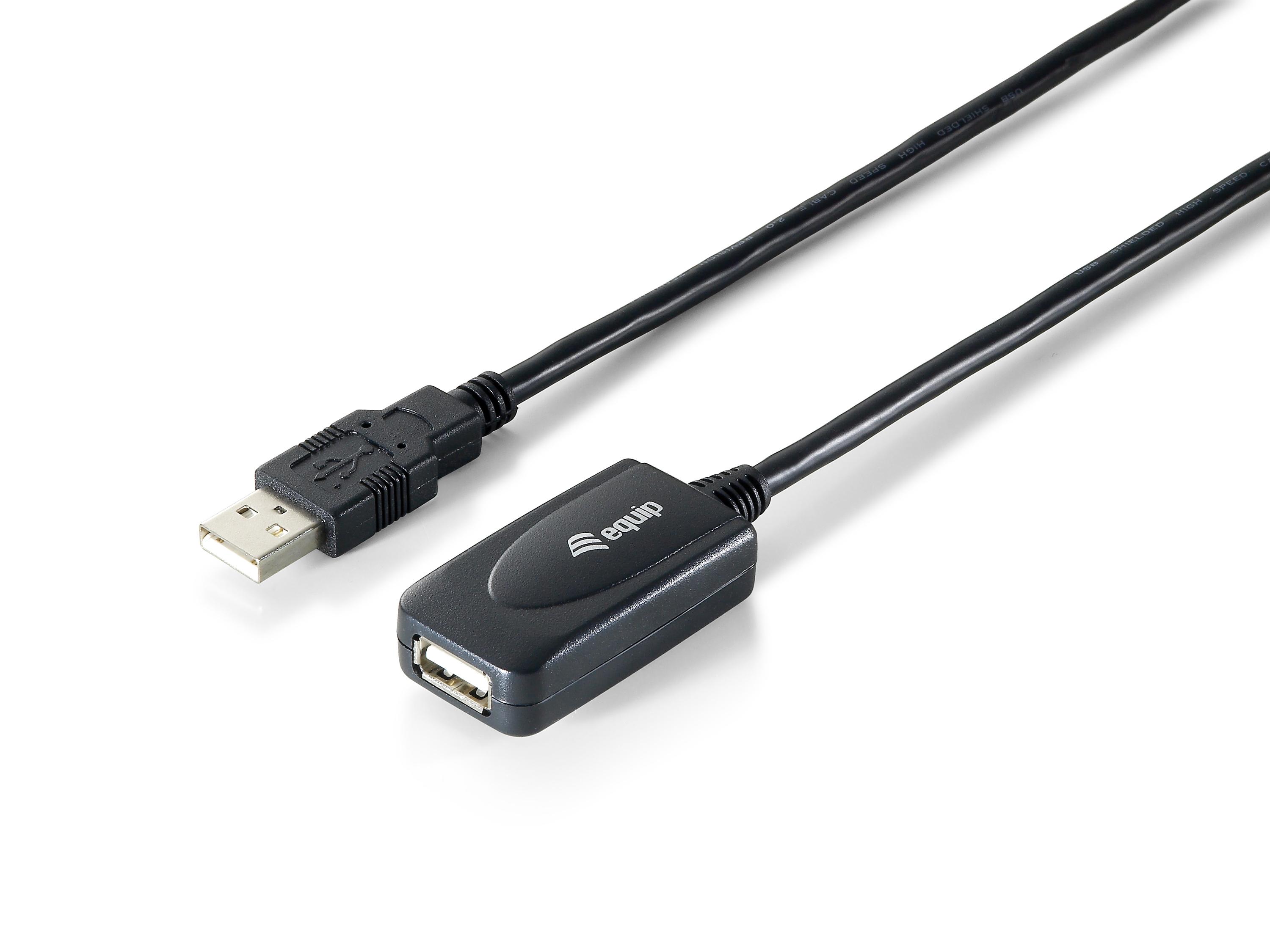 Equip 133311 cavo USB 15 m USB 2.0 USB A Nero